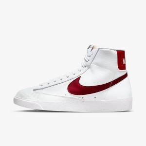 Nike Blazer Stredne 77 Next Nature Tenisky Damske Biele Čierne Červené | NK263KAD