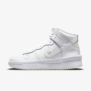 Nike Dunk High Up Tenisky Damske Biele Čierne Biele | NK632EBF