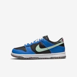 Nike Dunk Low SE Older Tenisky Detske Čierne Svetlo Modre Ruzove Mätové | NK731EIR