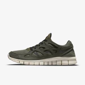 Nike Free Run 2 Tenisky Panske Olivovo Zelená Čierne | NK475UNV