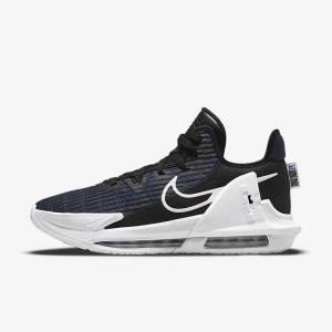 Nike LeBron Witness 6 Basketbalove Tenisky Damske Čierne Tmavo Obsidian Biele | NK460FQM