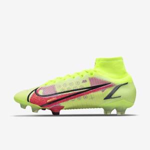 Nike Mercurial Superfly 8 Elite FG Firm-Grounds Kopačky Panske Čierne Svetlo Červené | NK278LCF