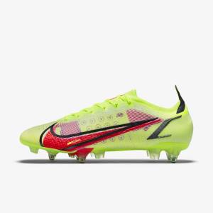 Nike Mercurial Vapor 14 Elite SG-Pro AC Soft-Ground Kopačky Damske Čierne Svetlo Červené | NK937WEZ