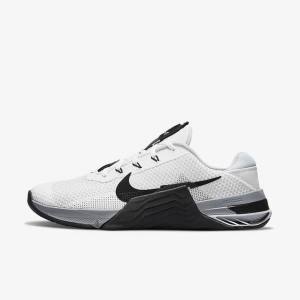 Nike Metcon 7 Botasky Damske Biele Siva Platina Čierne | NK452JBG