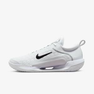 Nike NikeCourt Zoom NXT Hard Court Tenisove Tenisky Panske Biele Čierne | NK895ZGR