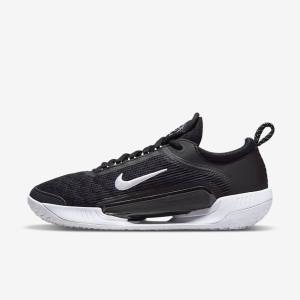 Nike NikeCourt Zoom NXT Hard Court Tenisove Tenisky Panske Čierne Biele | NK956YDG