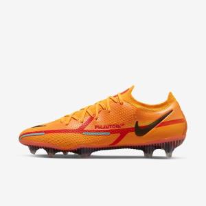 Nike Phantom GT2 Elite FG Firm-Ground Kopačky Panske Oranžové Svetlo Červené Čierne | NK079QEB