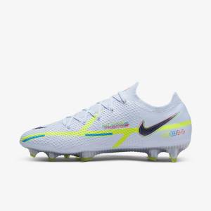 Nike Phantom GT2 Elite FG Firm-Ground Kopačky Panske Siva Svetlo Modre | NK287CTI