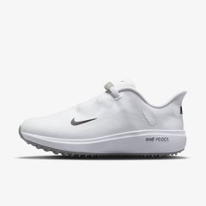 Nike React Ace Tour Golfove Topanky Damske Biele Svetlo Siva Čierne | NK295YPM