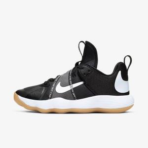 Nike React HyperSet Indoor Court Botasky Damske Čierne Svetlo Hnede Biele | NK243WOF