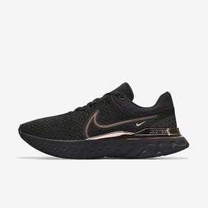 Nike React Infinity Run 3 By You Custom Cestne Bežecké Tenisky Panske Čierne | NK190DER