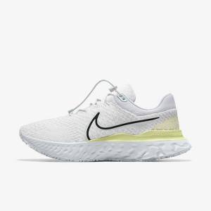 Nike React Infinity Run 3 By You Custom Cestne Bežecké Tenisky Panske Biele | NK327RWF