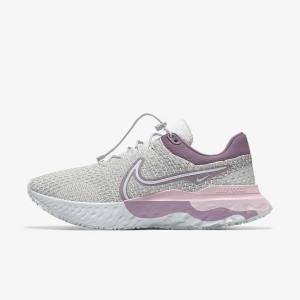 Nike React Infinity Run 3 By You Custom Cestne Bežecké Tenisky Damske Siva Platina Siva | NK453OBM