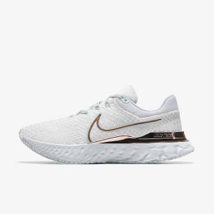 Nike React Infinity Run 3 By You Custom Cestne Bežecké Tenisky Damske Biele | NK539QZD