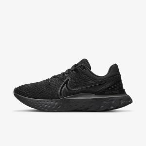 Nike React Infinity Run Flyknit 3 Cestne Bežecké Tenisky Damske Čierne | NK739XTR