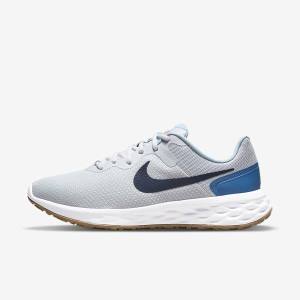 Nike Revolution 6 Next Nature Cestne Bežecké Tenisky Panske Platina Tmavo Modre Modre | NK248RDH