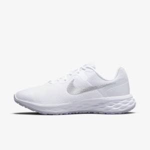 Nike Revolution 6 Next Nature Cestne Bežecké Tenisky Damske Biele Platina Metal Strieborne | NK378DTN