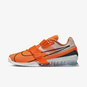 Nike Romaleos 4 Botasky Damske Oranžové Biele Čierne | NK962MAW