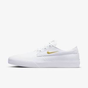 Nike SB Shane PRM Skate Tenisky Panske Biele Metal Zlate | NK650TGV