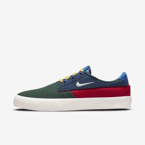 Nike SB Shane Skate Tenisky Panske Zelene Červené Námornícka Modrá | NK964SMZ