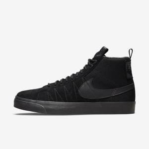 Nike SB Zoom Blazer Stredne Premium Skate Tenisky Damske Čierne Tmavo Siva | NK429AMY