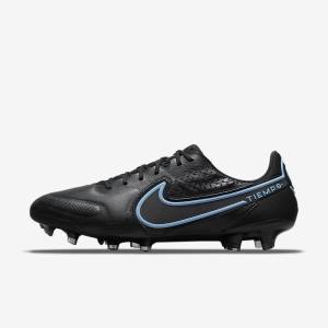 Nike Tiempo Legend 9 Elite FG Firm-Ground Kopačky Panske Čierne Siva | NK179WCN