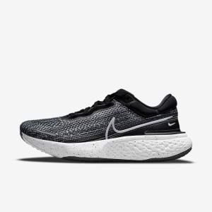 Nike ZoomX Invincible Run Flyknit Cestne Bežecké Tenisky Panske Biele Čierne Biele | NK704VCW