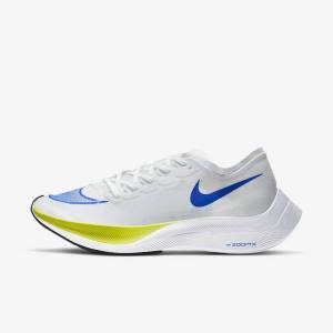 Nike ZoomX Vaporfly NEXT% Cestne Zavodne Bežecké Tenisky Damske Biele Čierne Modre | NK294JKO